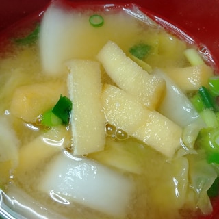 ＊油揚げ＊白菜のお味噌汁